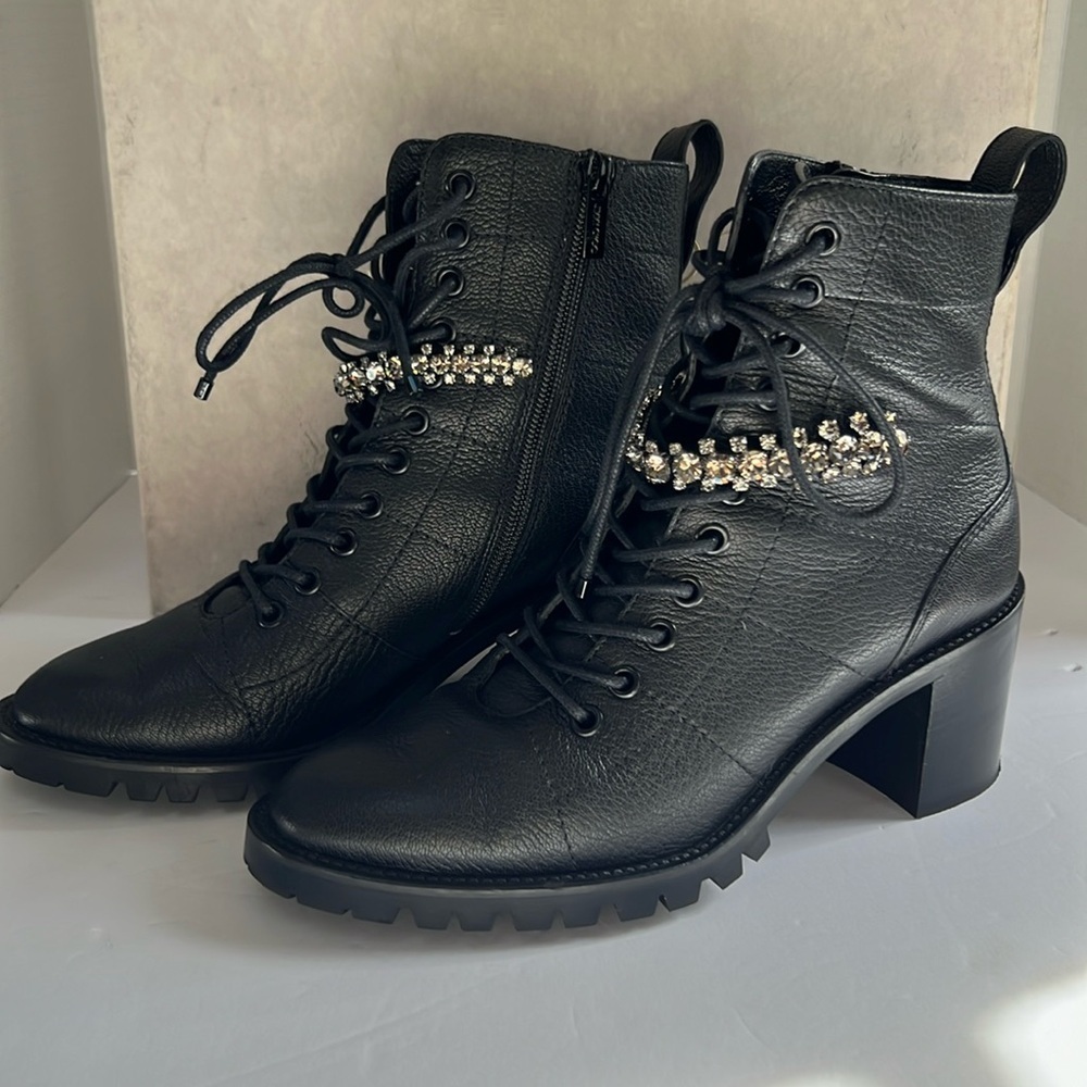 Jimmy Choo “Cruz 65” boot with crystals. Size 38
